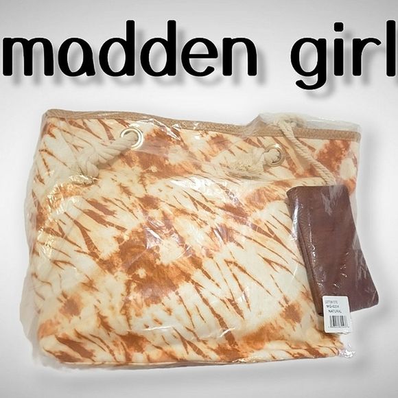 Madden Girl Handbags - Madden girl large Tote with matching cosmetic bag NWT